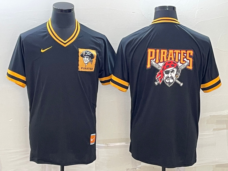 Men's Pittsburgh Pirates Black Authentic Jersey